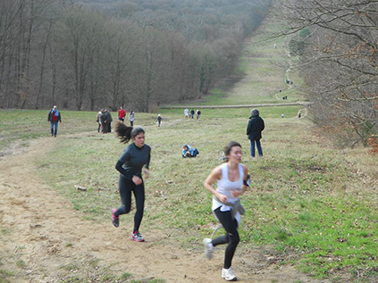 Course  pieds